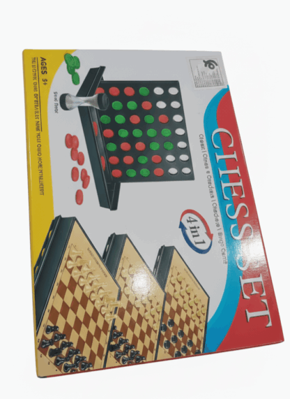 Jeux d'échecs 4 en 1 pliable