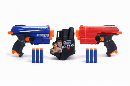 pistolets Nerf Elite N-Strike Sidestrike 2-Pack
