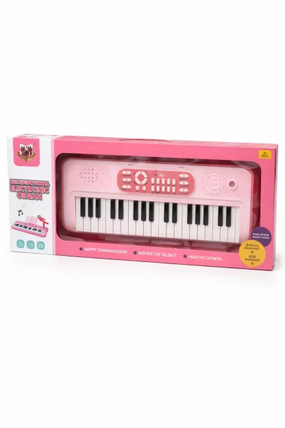 Piano électronique multifonctionnel pour enfants rose