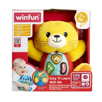 Hochet bébé chat winfun